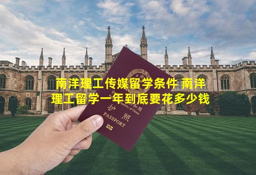 南洋理工传媒留学条件 南洋理工留学一年到底要花多少钱